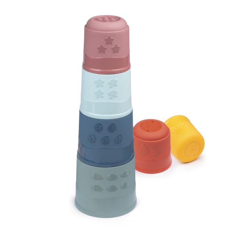 Smoby, Little Smoby, Magiczna wieża, układanka kubeczkowa