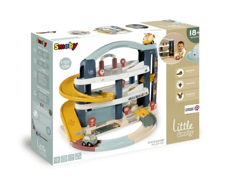 Smoby, Little Smoby, Maxi garaż, Samochodzik, zestaw