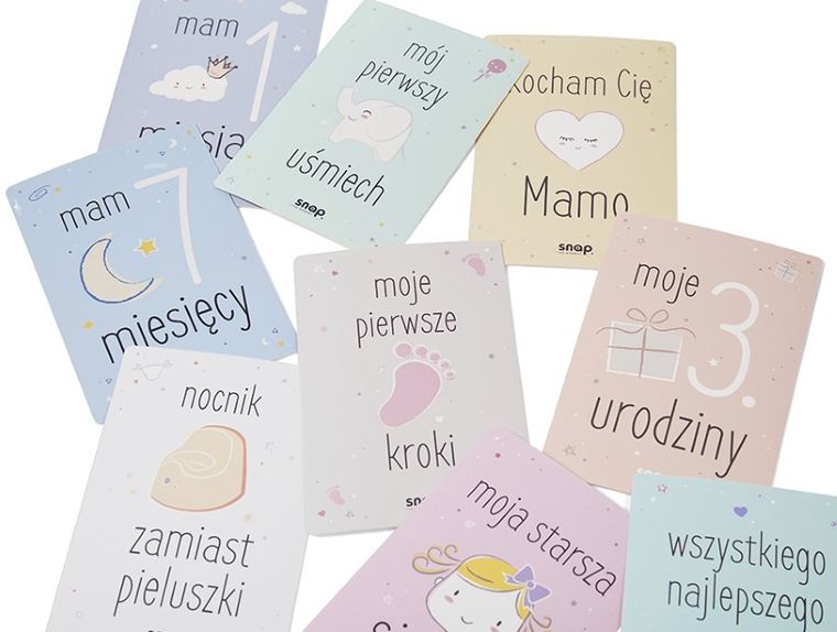 Snap the moment, foto-karty dla dzieci, 0-3, 37 szt.