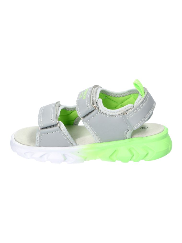 Sneakersy chłopięce, szare, skórzana wkładka, American Club