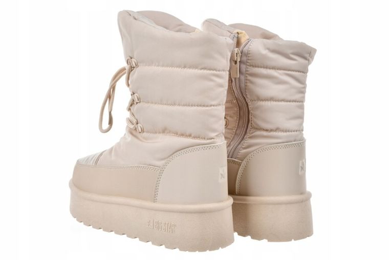 Śniegowce damskie, beżowe, Big Star