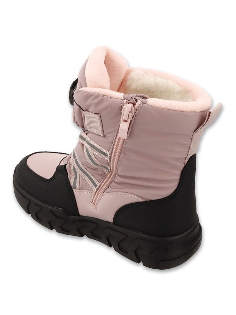 Śniegowce dziewczęce, ocieplane, różowe, Befado