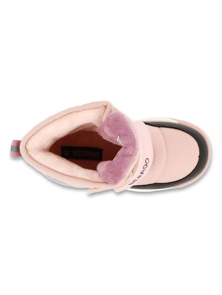 Śniegowce dziewczęce, ocieplane, różowe, Befado