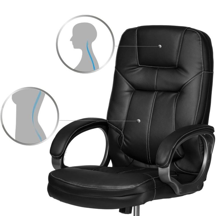 Sofotel, fotel gabinetowy, czarny