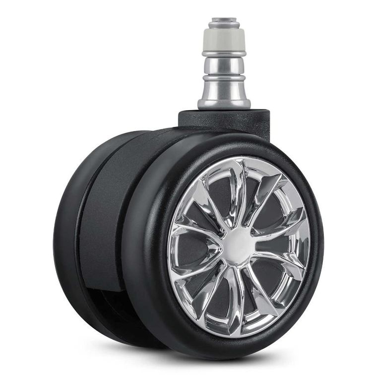 Sofotel, kółka gumowane do foteli, czarne, 5 szt.