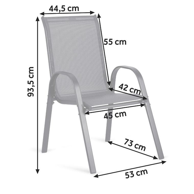 Sofotel, krzesła ogrodowe, tekstylne, 2 szt.