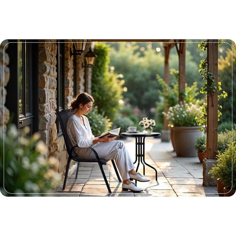 Sofotel, krzesła ogrodowe tekstylne, 4 szt.