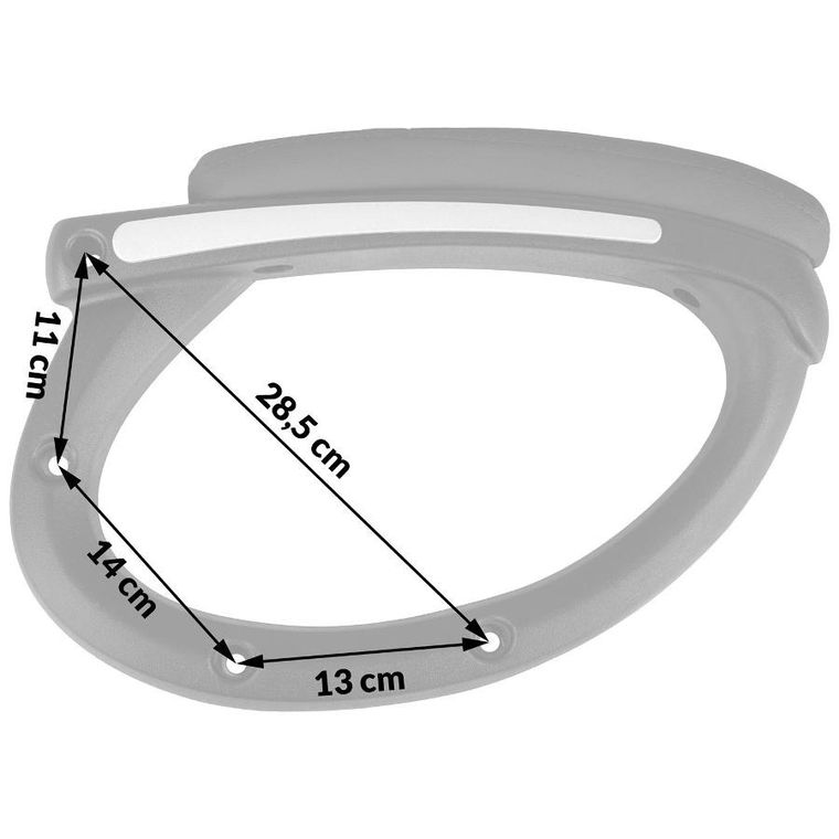 Sofotel, Porto, podłokietniki do fotela, czarne