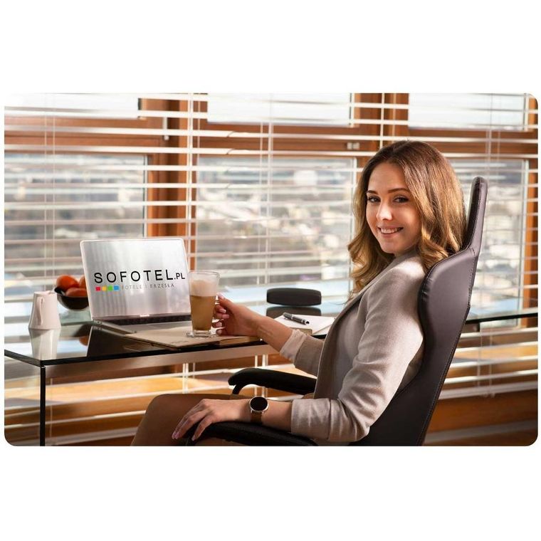 Sofotel, Werona, fotel biurowy, czarny