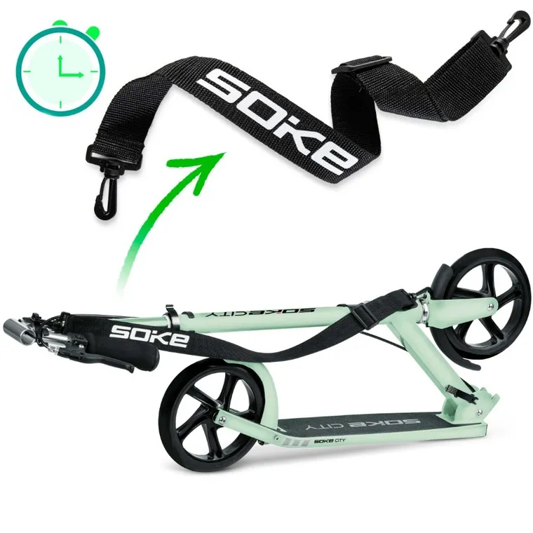 Soke, City, hulajnoga miejska, składana, miętowa