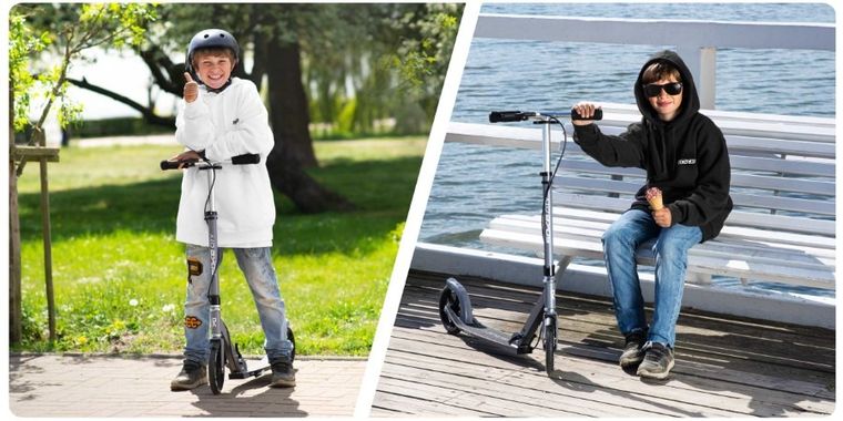 Soke, City, hulajnoga miejska, składana, szara