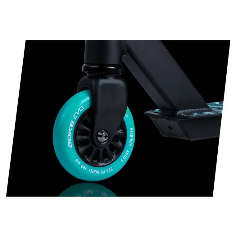 Soke Evo, Hulajnoga wyczynowa ABEC-9 Stunt, do 100 kg, czarna