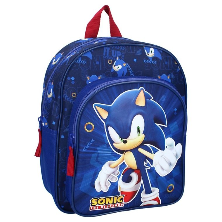 Sonic, Still Unstoppable, plecak dla przedszkolaka, niebieski