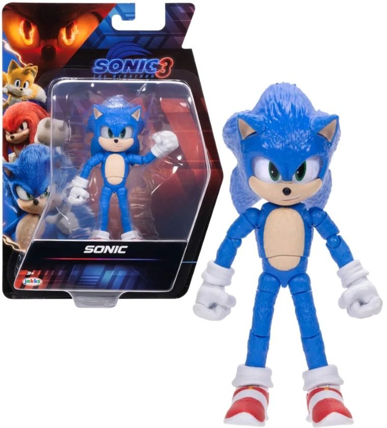 Sonic The Hedgehog 3, Sonic, figurka, 12,7 cm