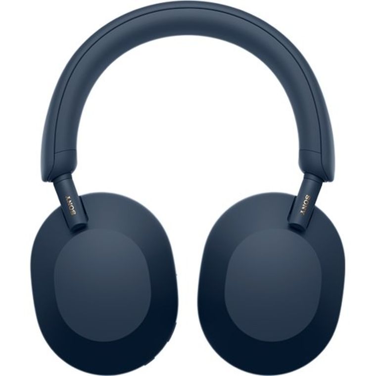 Sony, bezprzewodowe słuchawki nauszne, Wh-1000xm5, niebieskie