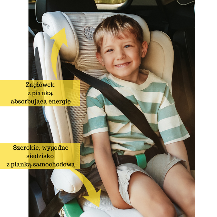 Sorino, Ceres, fotelik samochodowy, beige, 100-150 cm