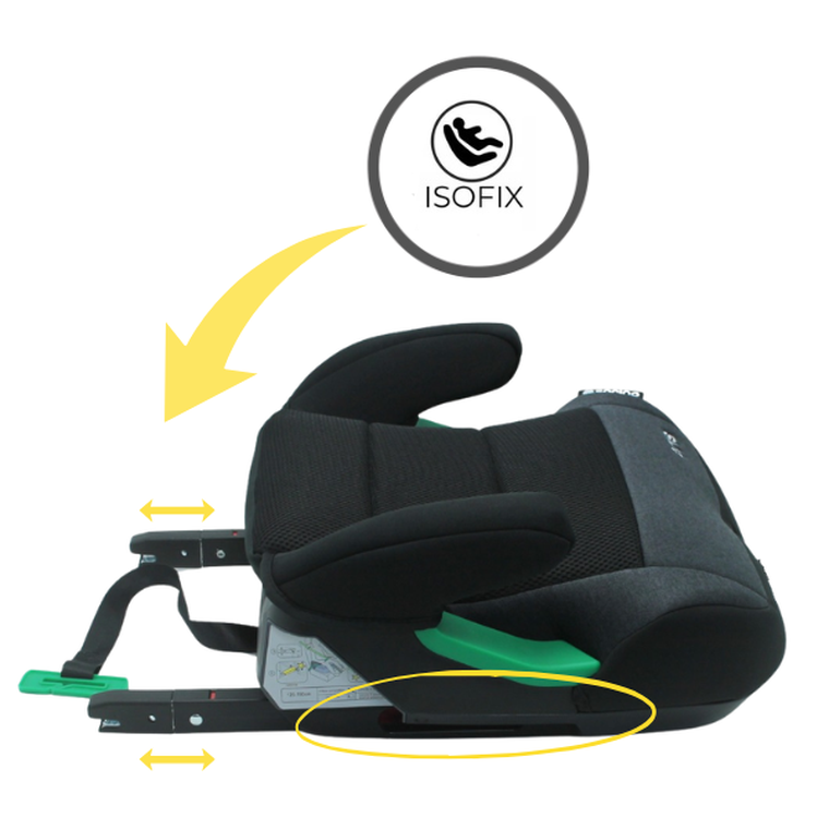 Sorino, Eris, podstawka samochodowa, black-grey, 125-150 cm