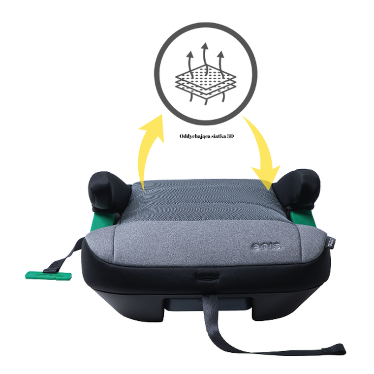 Sorino, Eris, podstawka samochodowa, light grey, 125-150 cm