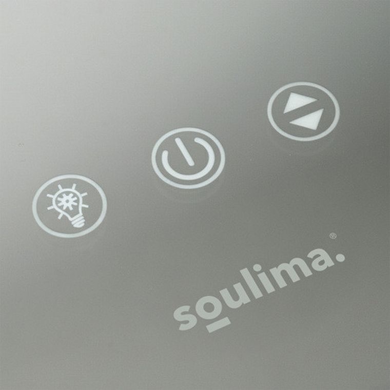 Soulima, lusterko kosmetyczne, LED, 80-62 cm