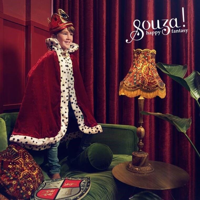 Souza! Król Louis, kostium peleryna, 4-8 lat