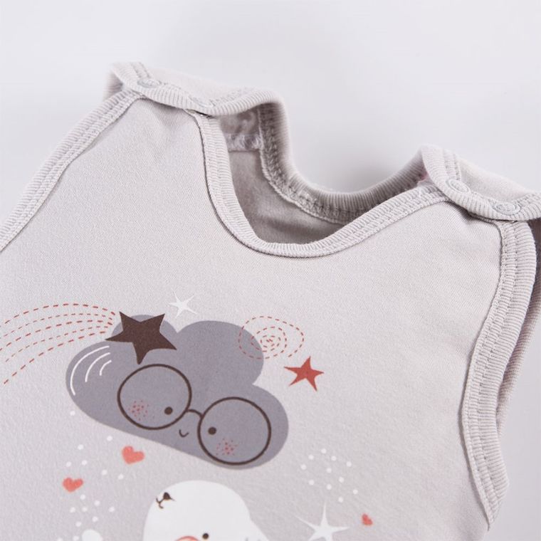 Śpiochy niemowlęce, szare, Eevi