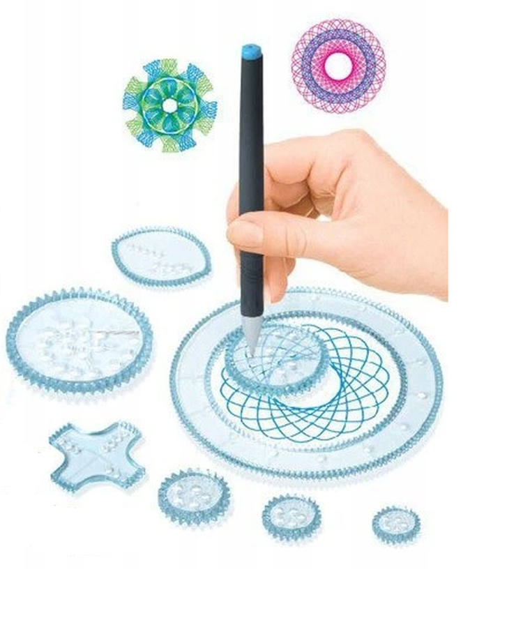Spirograf, zestaw kreatywny