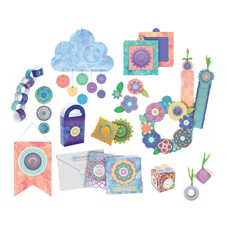 Spirograph, kreatywny zestaw artystyczny, manualny