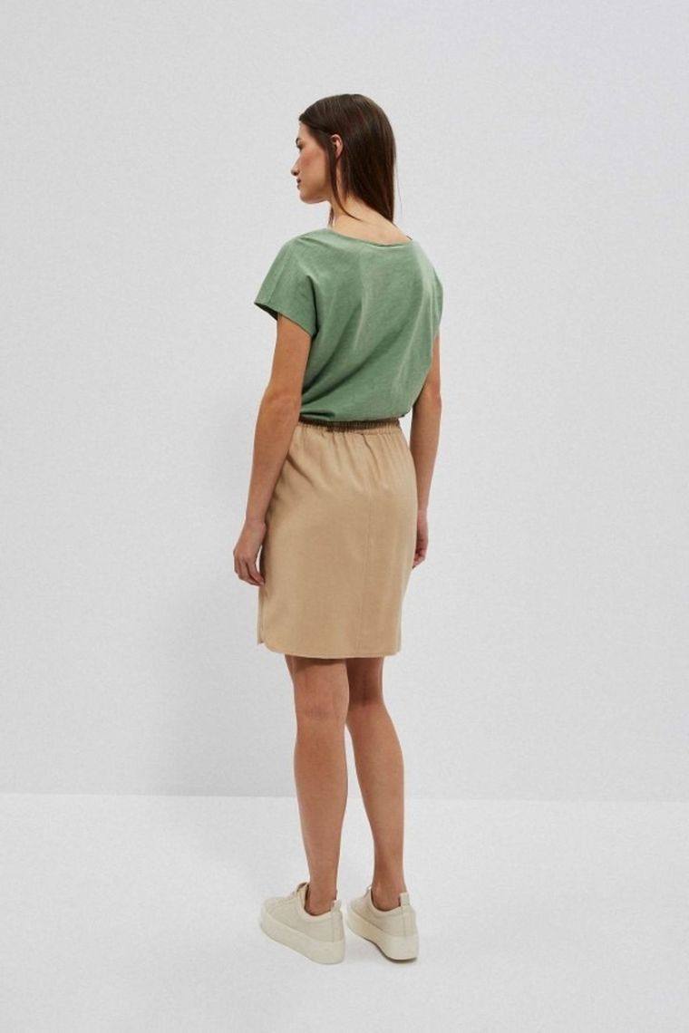 Spódnica damska, beżowa, Moodo