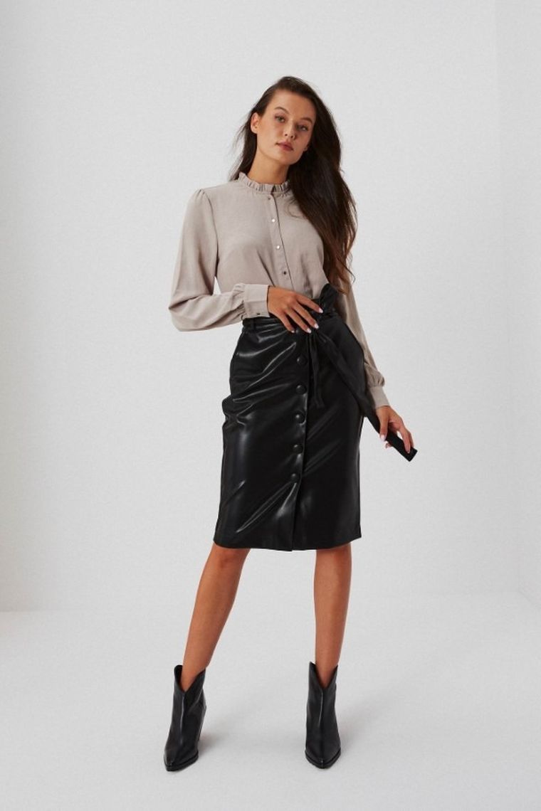 Spódnica damska, czarna, Moodo