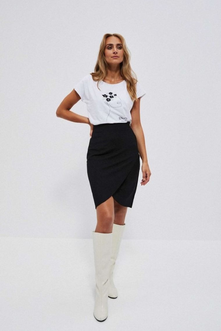 Spódnica damska, czarna, Moodo