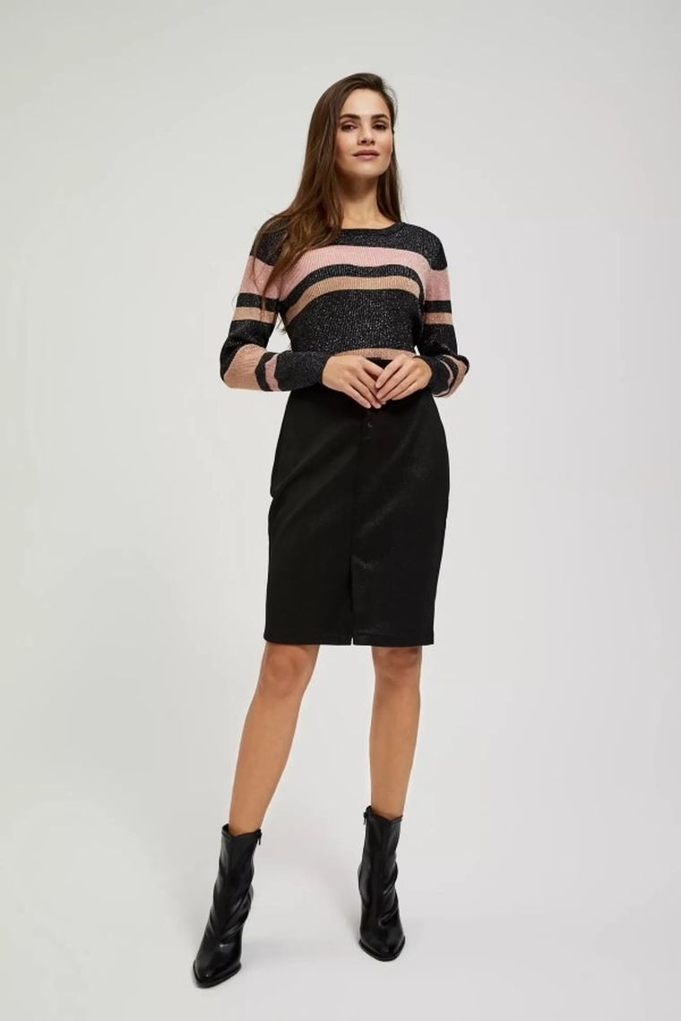 Spódnica damska, czarna, Moodo