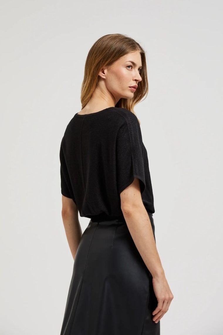 Spódnica damska, czarna, Moodo