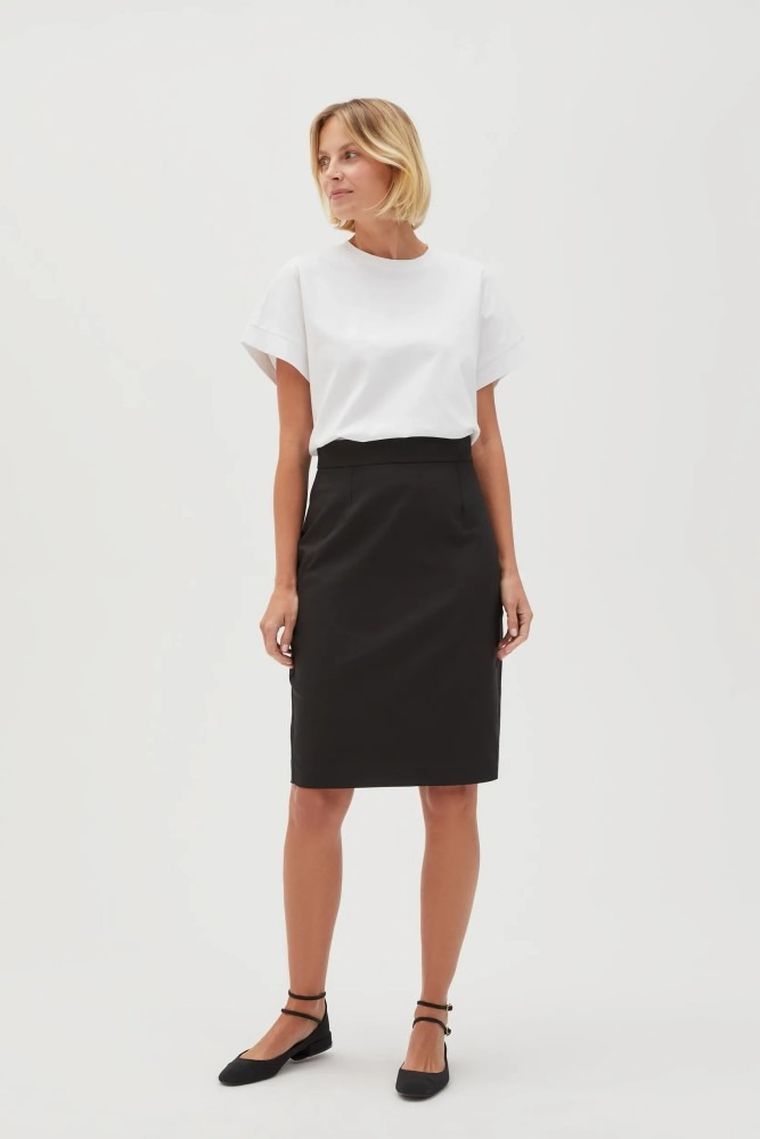 Spódnica damska, czarna, Moodo