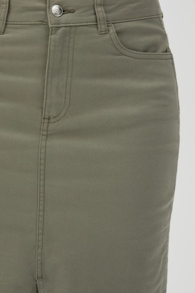 Spódnica damska, khaki, Moodo