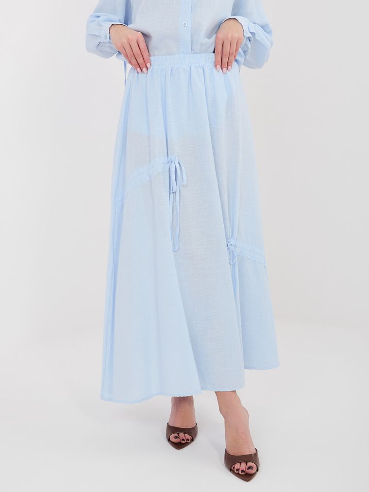 Spódnica damska, niebieska, Italy Moda