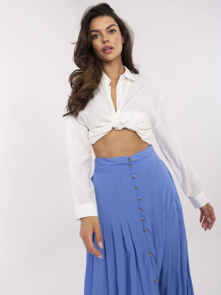 Spódnica damska, niebieska, Sublevel