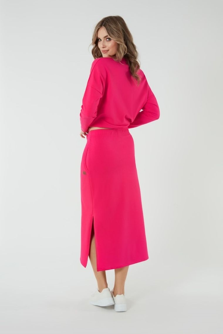 Spódnica damska, różowa, Stella, Italian Fashion