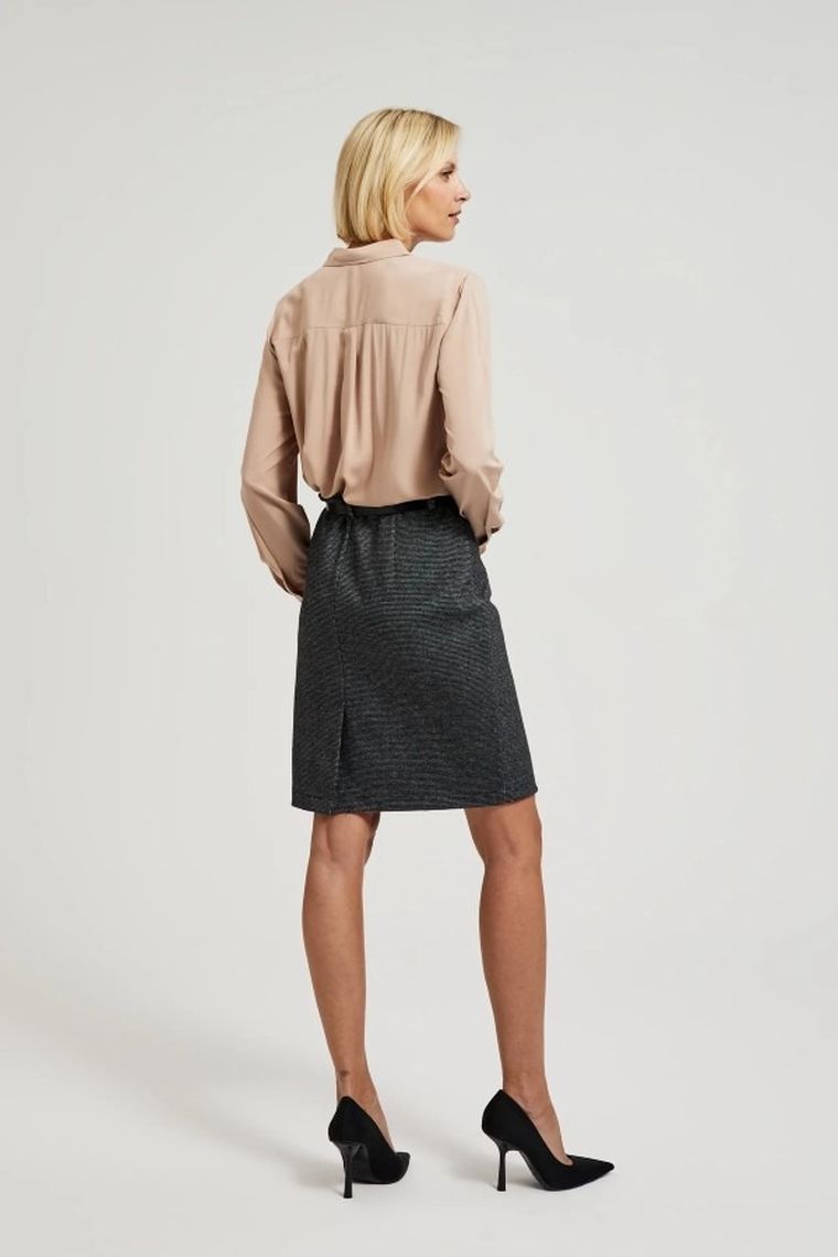 Spódnica damska, szara, Moodo