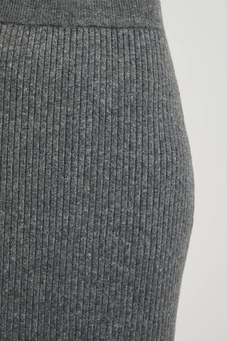 Spódnica damska, szara, Moodo