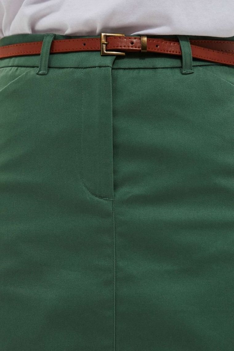 Spódnica damska, zielona, Moodo