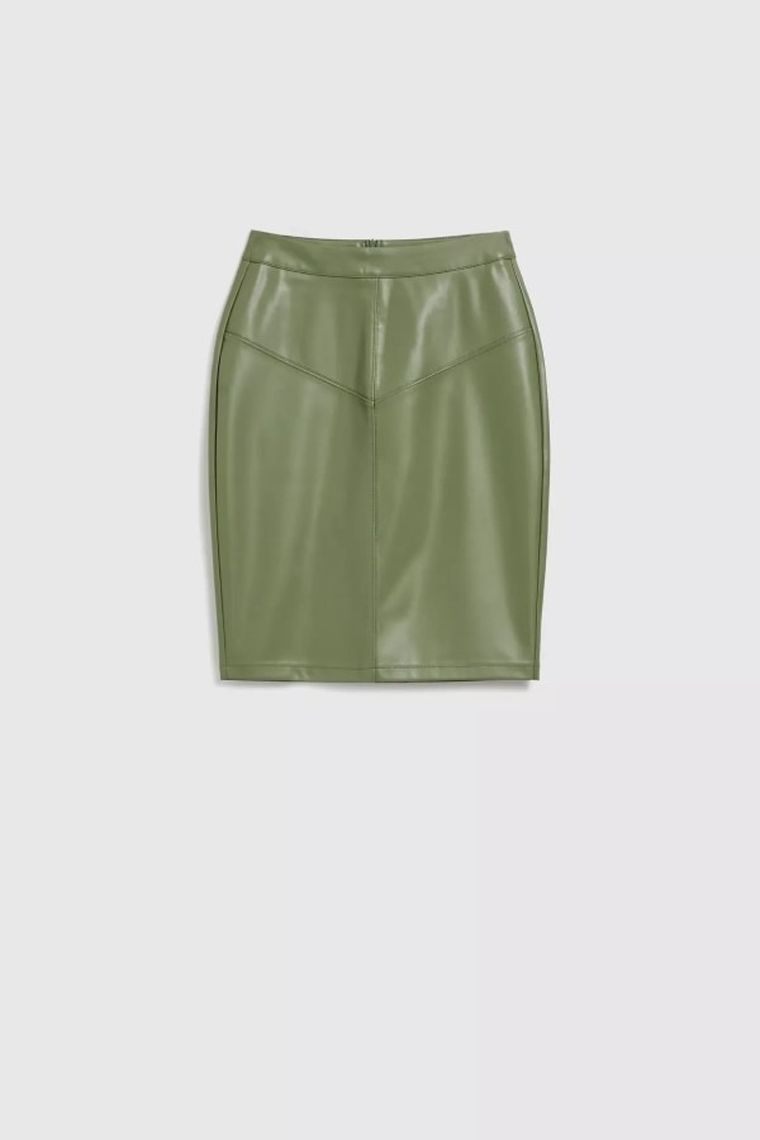 Spódnica damska, zielona, Moodo