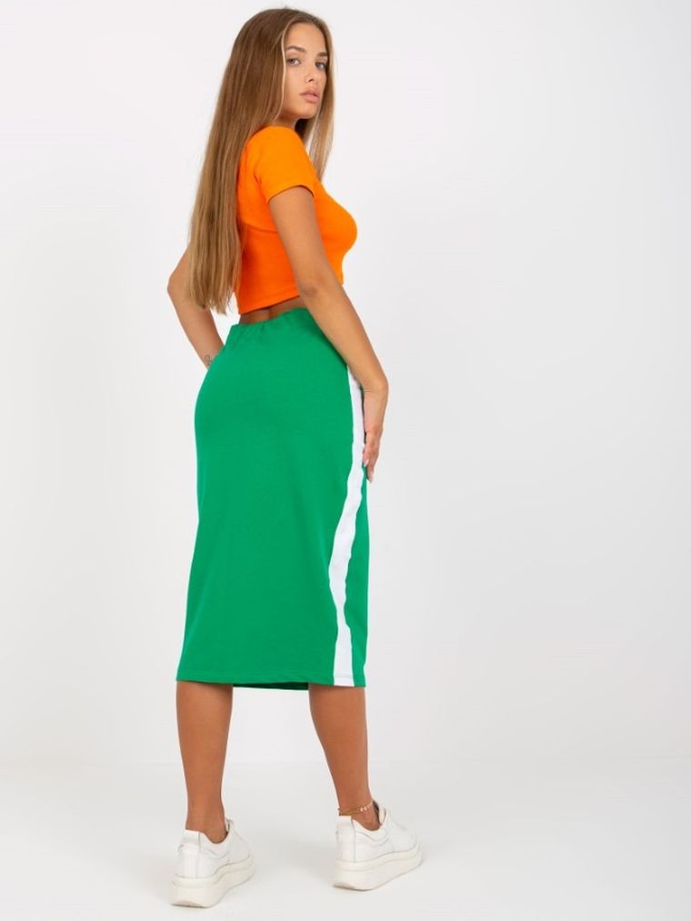 Spódnica damska, zielona, Rue Paris