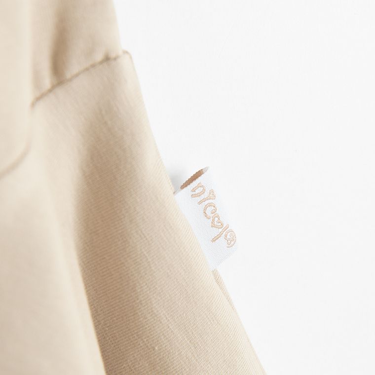 Spódnica dziewczęca, beżowa, Nicol