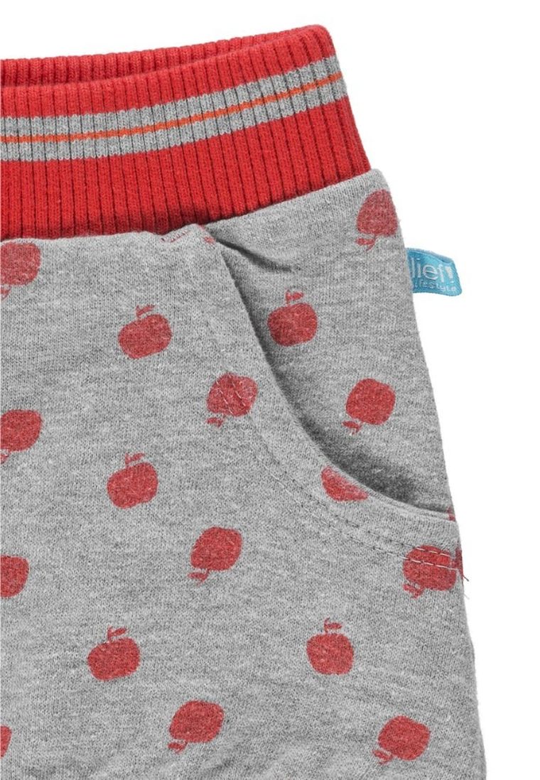 Spódnica dziewczęca, szaro-czerwona, Lief