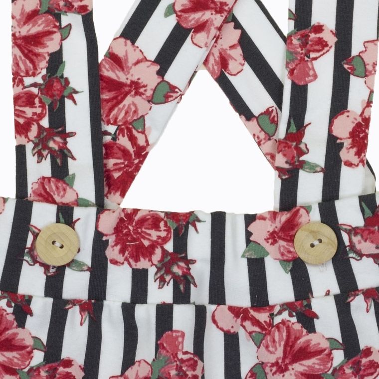 Spódnica ogrodniczka dziewczęca, mix, Nicol