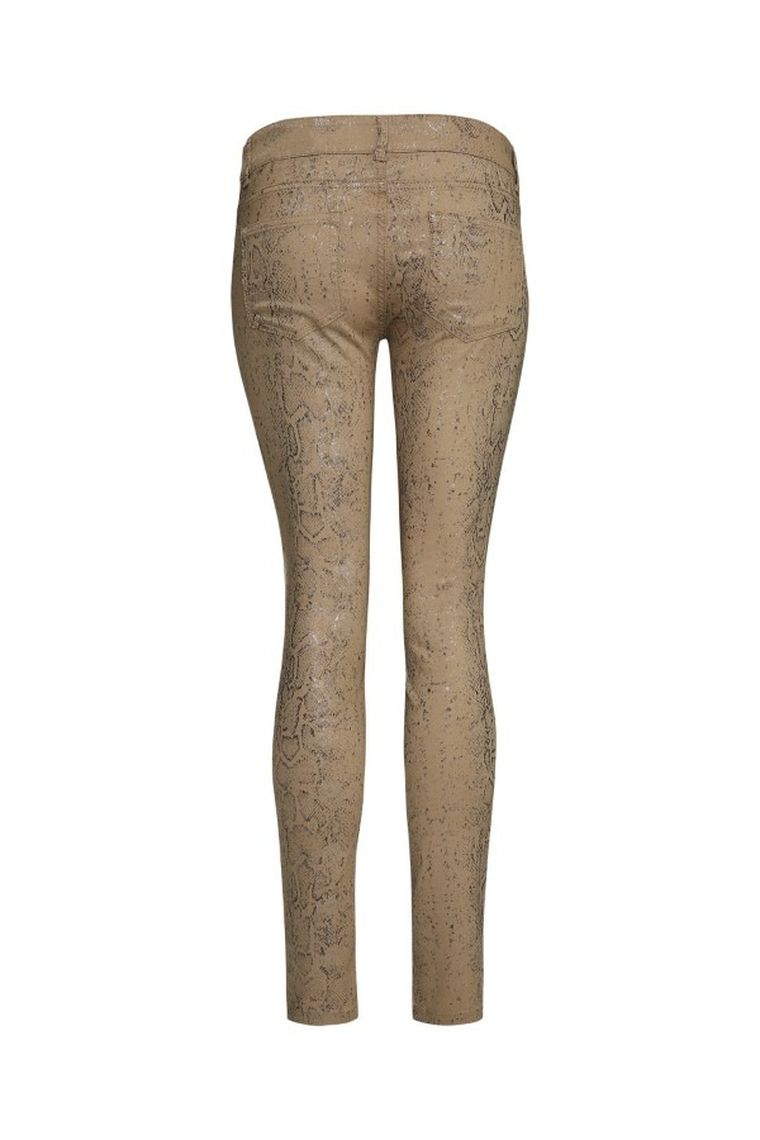 Spodnie damskie, ciążowe, slim, beżowe, Bellybutton