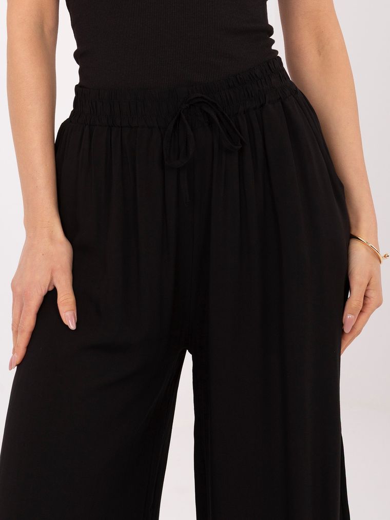 Spodnie damskie, czarne, Italy Moda