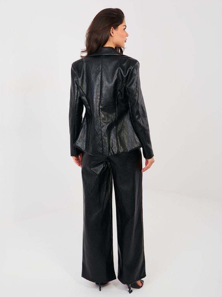 Spodnie damskie, czarne, Italy Moda