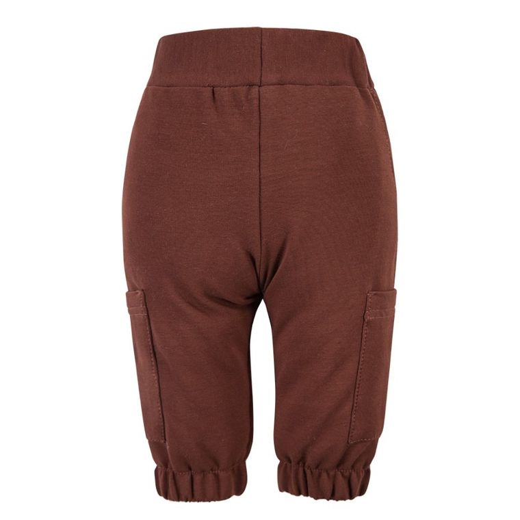 Spodnie dresowe chłopięce, brązowe, Eevi