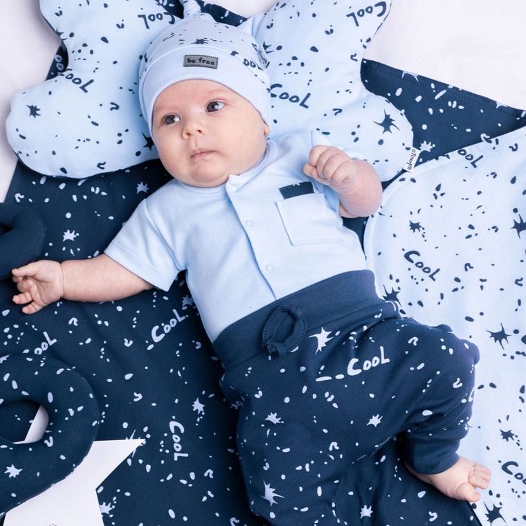 Spodnie dresowe chłopięce, granatowe, Cool, Nicol